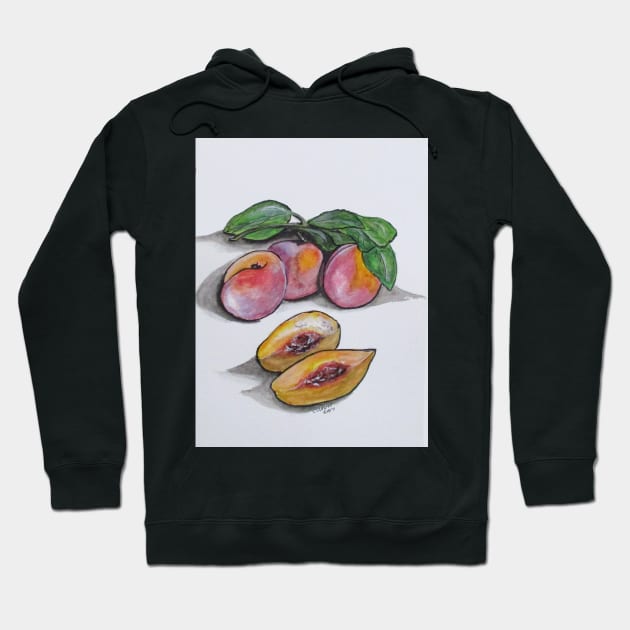 Fresh Peaches Hoodie by cjkell